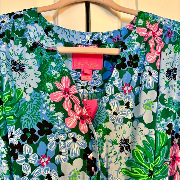 NEW Lilly Pulitzer Floral Midi Dress - Picture 7 of 10